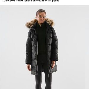 Aritzia Waterproof Parka with Faux Fur Trim